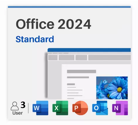 Microsoft Office Standard 2024 for 3 Devices | Lifetime License | Windows Microsoft Office Standard 2024 for 3 Devices | Lifetime License | Windows